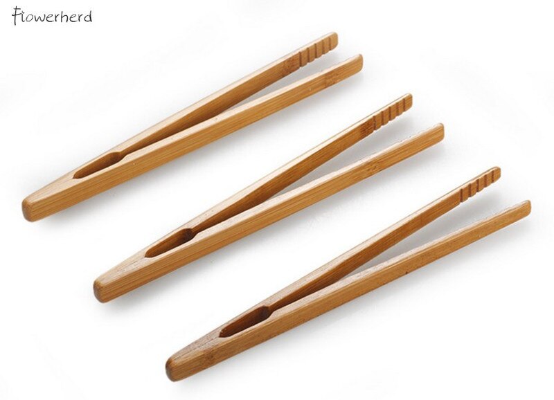 Bamboo Tea Clip Teaware Bamboo Curved Clip Straight Clip Manual Bamboo Chopsticks Bamboo Tweezers Tea Ceremony Accessories