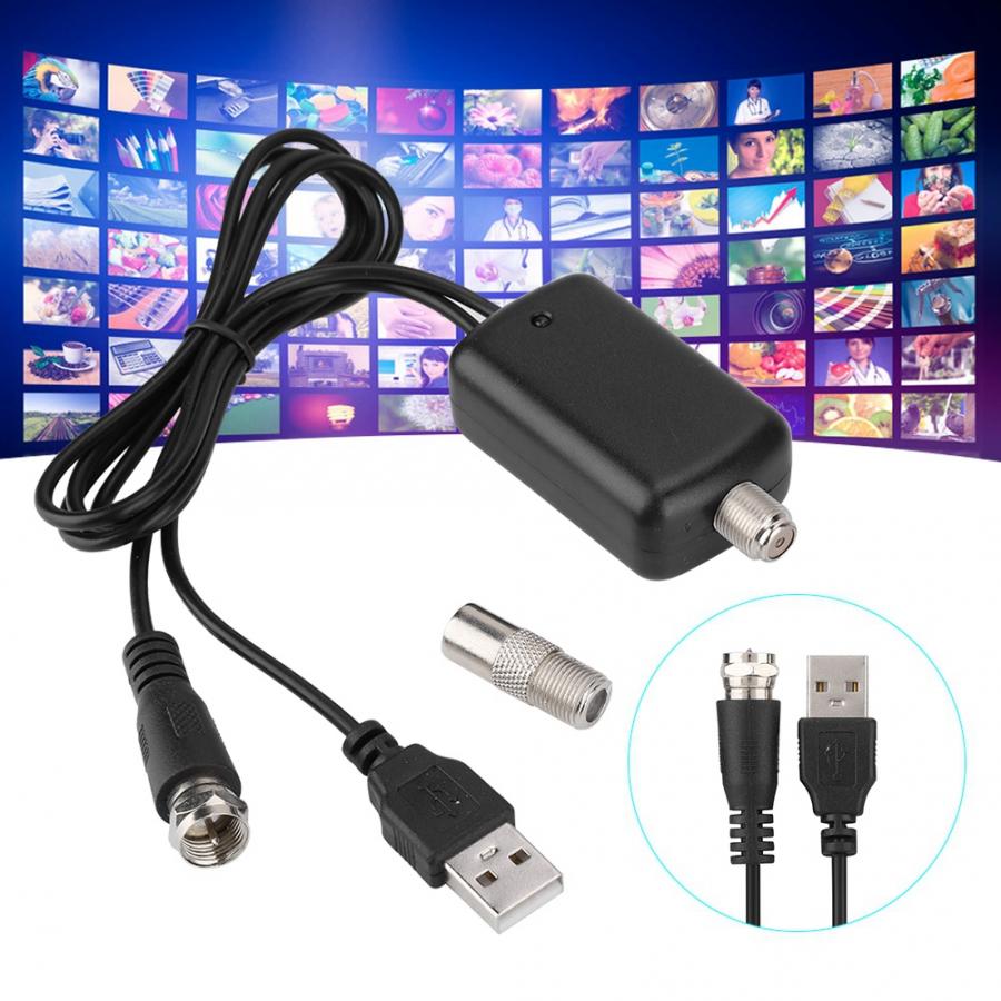 Antenne digital hdtv 25 db hd tv antenne forstærker intern signalforstærker usb high gain tv boost hd bærbar indendørs
