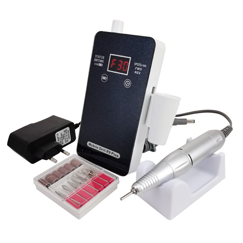 technology tempered panel with Touch Switch portable rechargeable Electric Nail Drill Machine nail tools: Machine