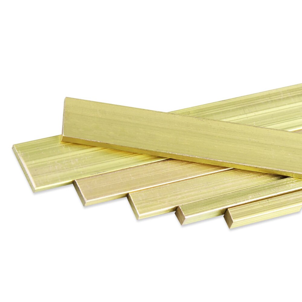 Barre Plate en laiton, 1 pièce, longueur 250mm, bande pour outils de bricolage, Bras en métal, tige solide