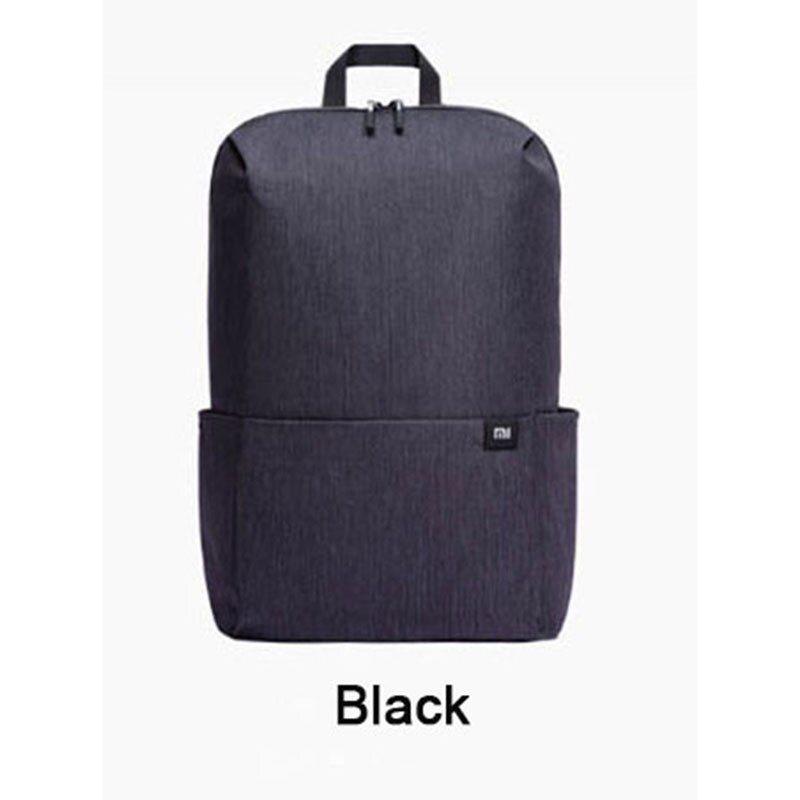 Xiaomi Mi Backpack 10L Bag 8 Colors Waterproof Leisure Sports Chest Pack Bags Unisex for Mens Women Child Backpack: 15L Black