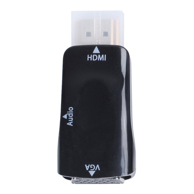 Hdmi Naar Vga Converter Vergulde Met Connector 3.5Mm O Kabel Voor Pc, Laptop, Dvd, desktop, Tv Box Of Andere Hdmi-ingang Devi