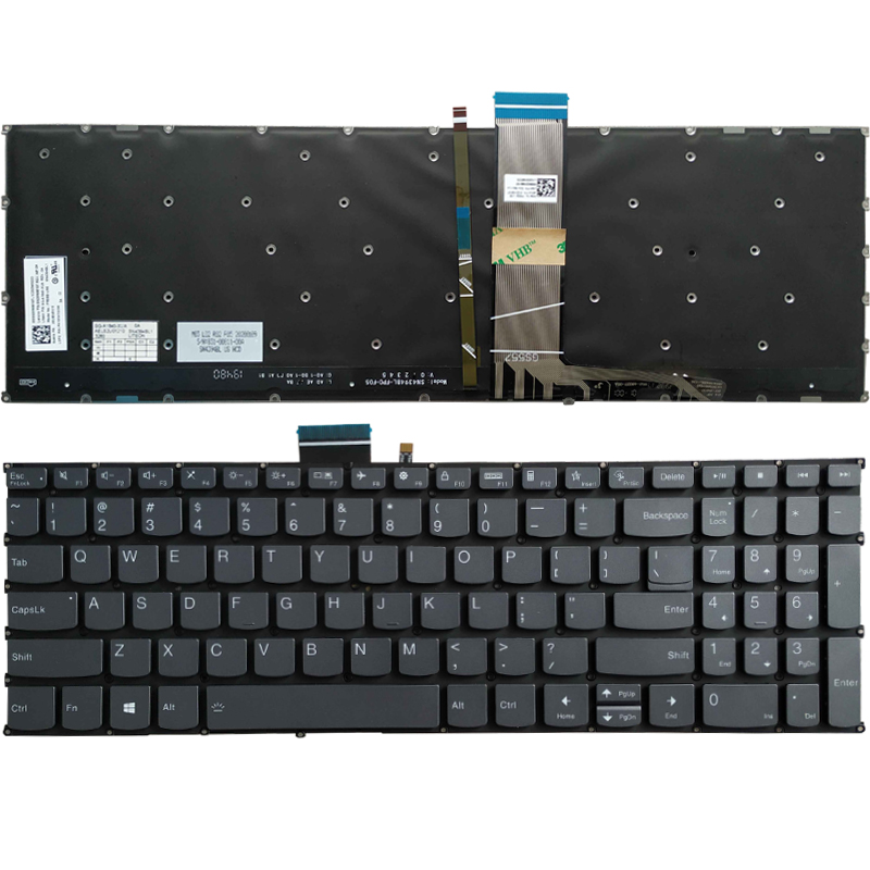 Laptop English Keyboard For Lenovo ideapad 5 15IIL05 15ARE05 15ITL05 US Keyboard With Backlight