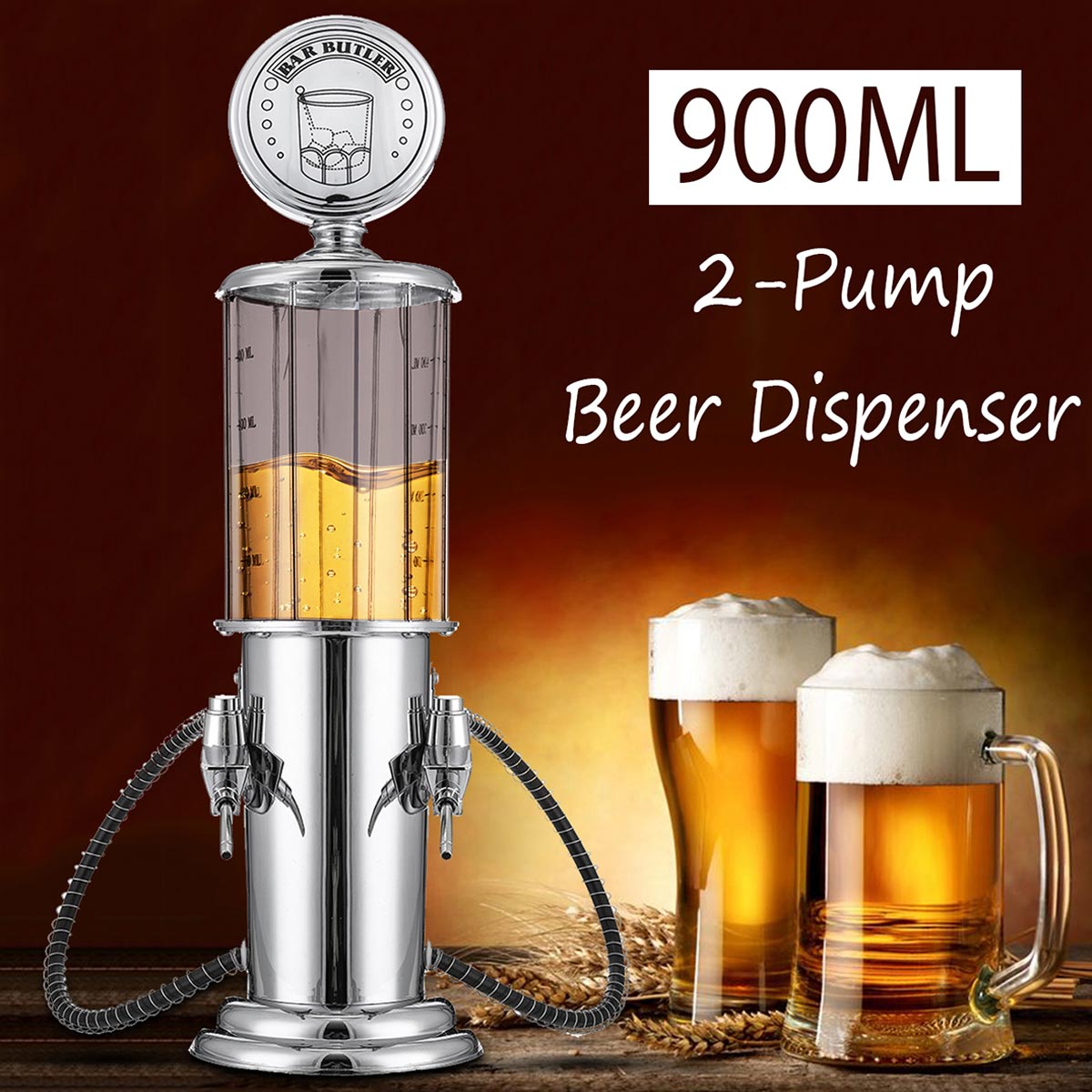 900Ml Drank Bier Alcohol Gun Pomp Benzinestation Bar Familie Bier Drank Water Sap Dispenser Machine Drinkgerei Gun pomp