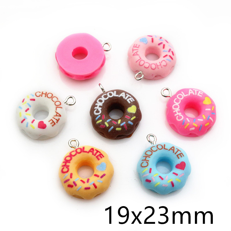 10Pcs colores aleatorios variados estrella corazón pastel amuletos resina brillo lindo collar llavero colgante DIY llavero haciendo Accesorios: PLATEADO