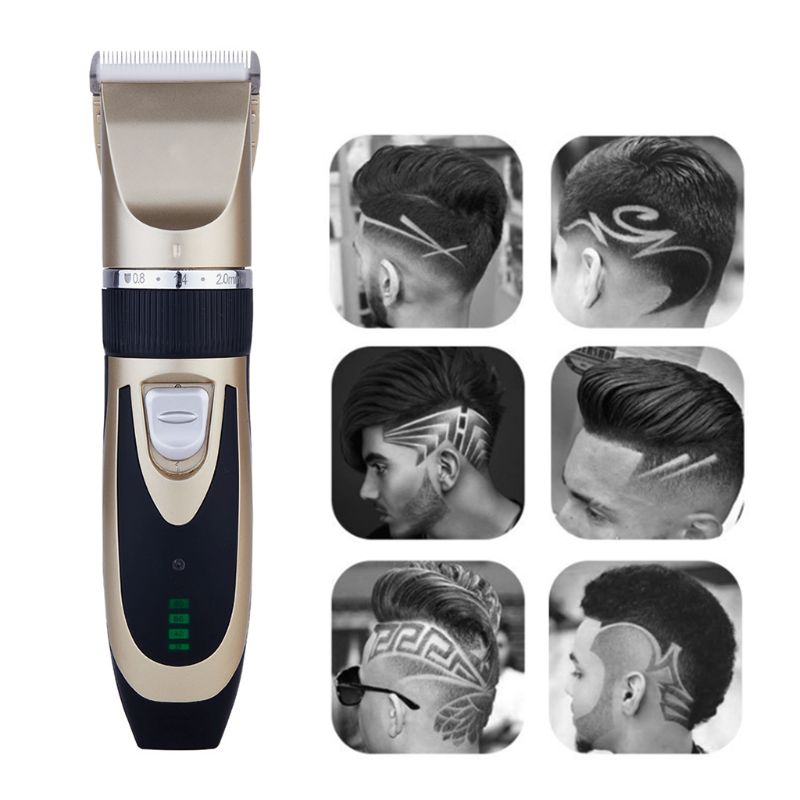 Hair Trimmer Rechargeable Hair Clippers for Men Hair Cutting Kit: 7