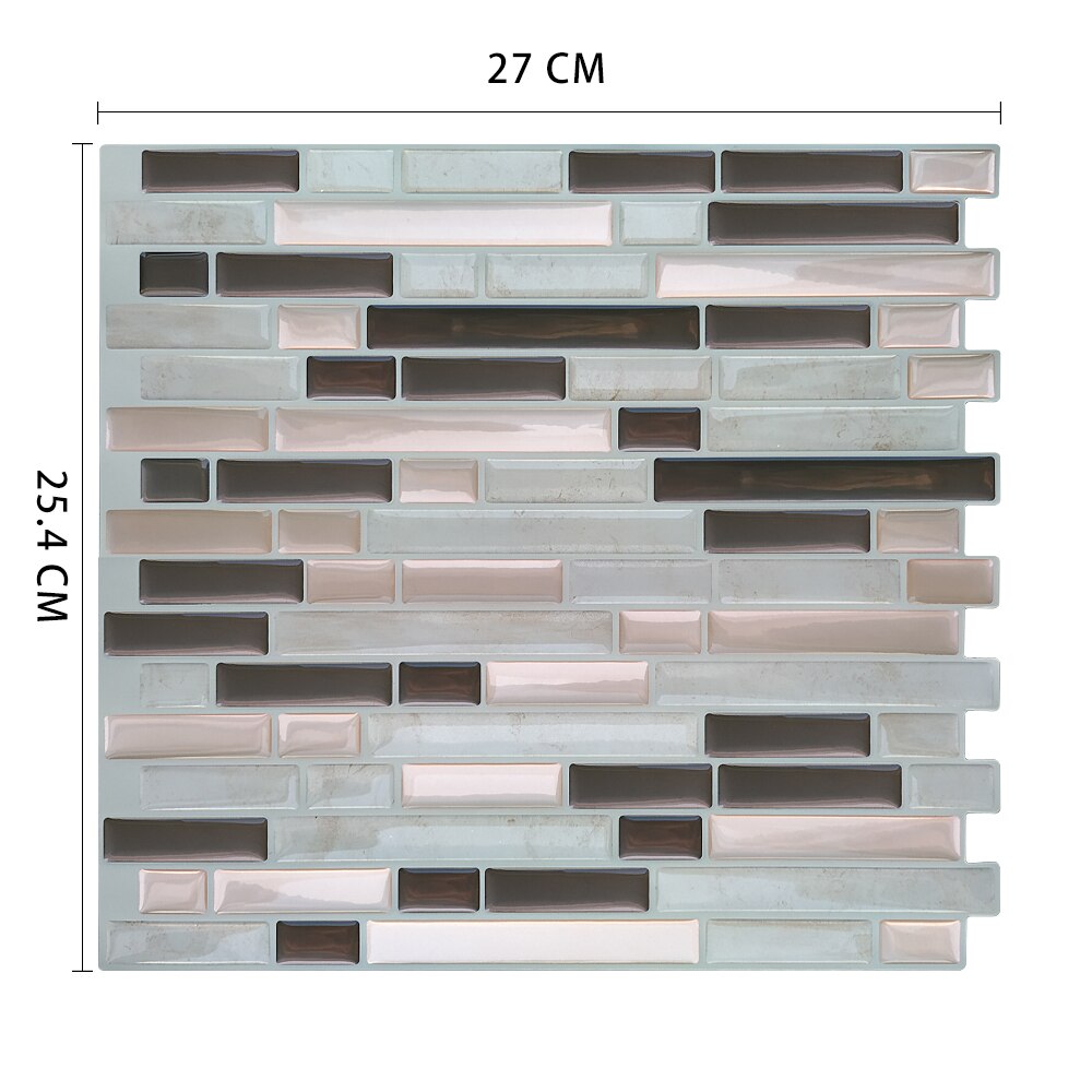 Autocollants en mosaïque vinyle | Écorce et bâton, Backsplash adhésif, bricolage, cuisine, salle de bains, maison murale, carrelage mosaïque: MSOB-707