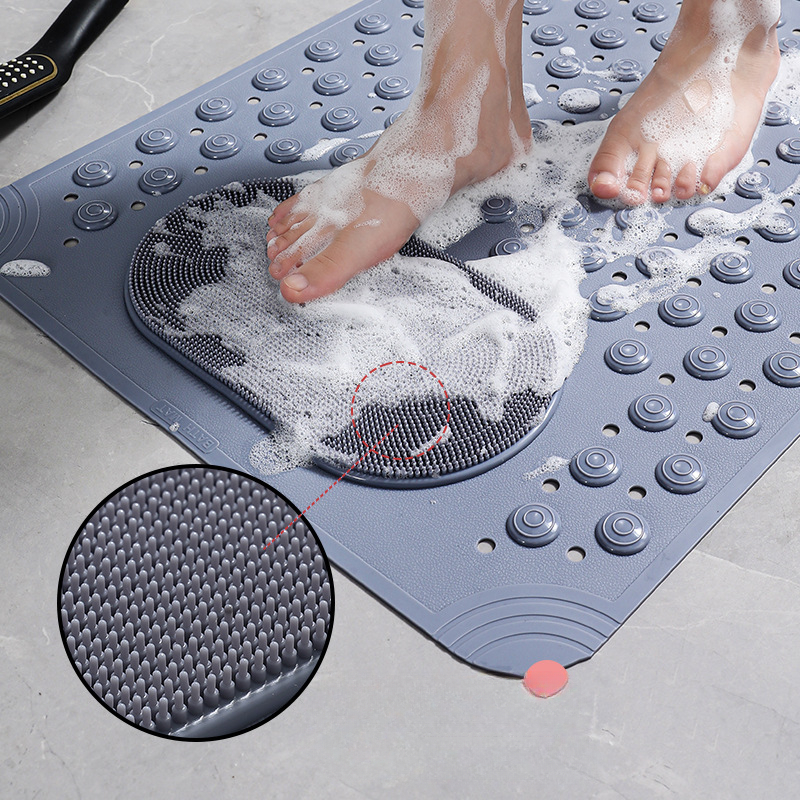 Home Bathroom Anti-slip Toilet Anti-slip Mat Bath Toilet Floor Mat Bathroom Anti-fall Mat Bathtub Massage Mat