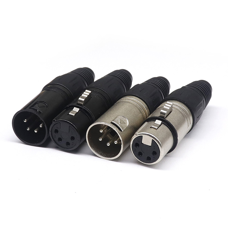 3/4/5PIN Canon Hoofd Microfoon Plug Microfoon Hoofd Xlr Balanced Head Drie-Core Vergulde canon Mannelijke En Vrouwelijke Hoofd