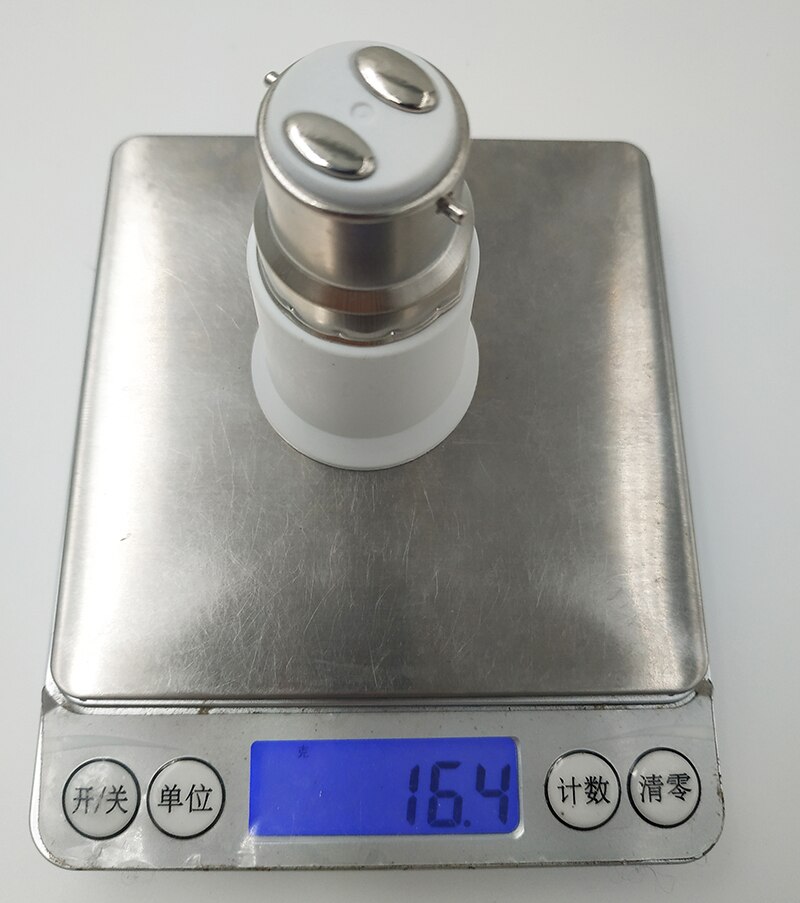 4Pcs Bayonet B22 to E27/E26 Screw Light Bulb Socket Base Cap Adapter Universal Light Lamp Converter Socket Change