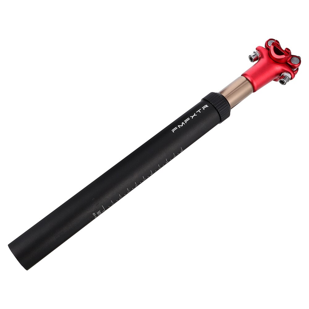 1Pcbike Zadelpen Schokabsorptie Duurzaam Nuttig Eenvoudige Praktische Fiets Zadelpen Fiets Accessoires Fiets Seat Tube Voor Vrouwen Volwassen: Red
