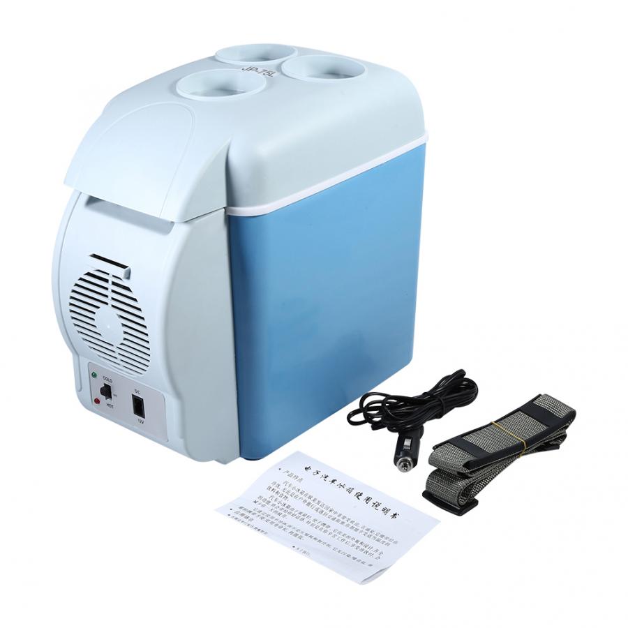 7.5L Portable Mini Car Fridge Freezer Cooler Warmer 12V Camping Travel Refrigerator Frigobar
