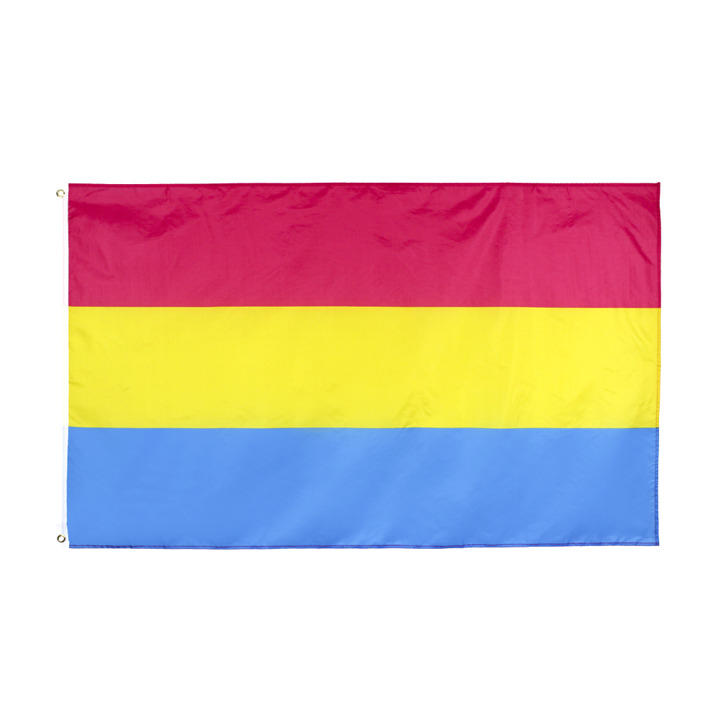 Johnin 90 x 150cm omnisexuell lgbt pride pan pansexuell vlag