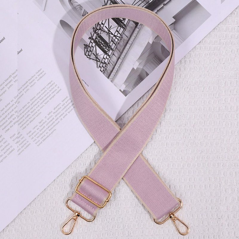 3.8cm Versatile Solid Color Shoulder Strap Replaceable Single Shoulder Bag With Multifunctional Adjustable Luggage Accessories: Orange