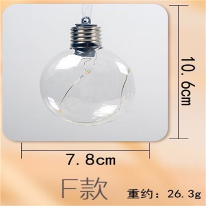 Battery Warm White Christmas Tree Decor Hang Lights Lamp Xmas Party Home Decor: Black