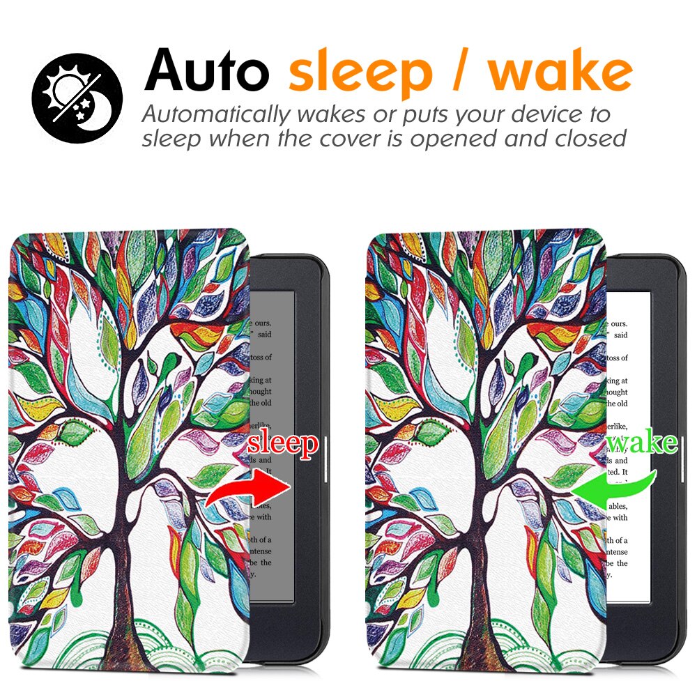 Kobo Nia Case (Model N306 Vrijgegeven)-Lichtgewicht Slanke Beschermhoes Met Magnetische Sluiting/Auto Sleep/Wake