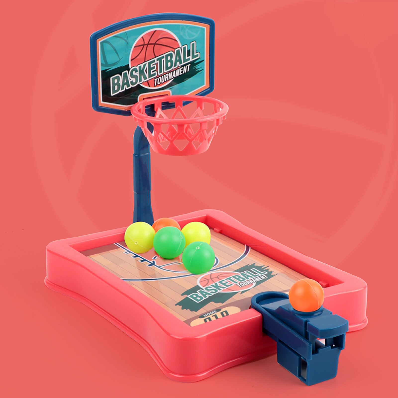 Neue freundlicher Mini Gremium Spiel Finger Schießen Basketball Maschine eltern-Art-Interaktive Unterhaltung Spiel Spielzeug Игрушки: rosa