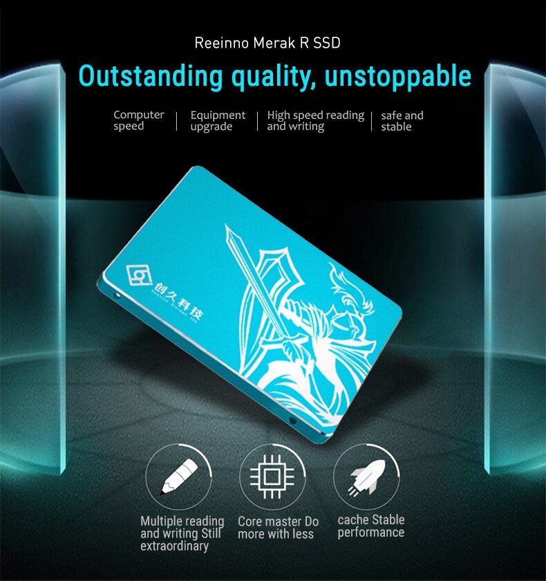 Reeinno 256GB SSD SATA3 2.5" internal Solid State Drive factory directly for Laptop desktop