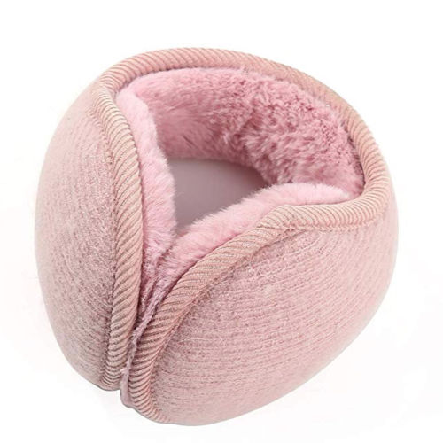 Vrouwen Oorbeschermers Warmer Hoofd Band Verstelbare Unisex Winter Oorwarmers Zachte Thermische Konijn Haar Oorbeschermers: pink