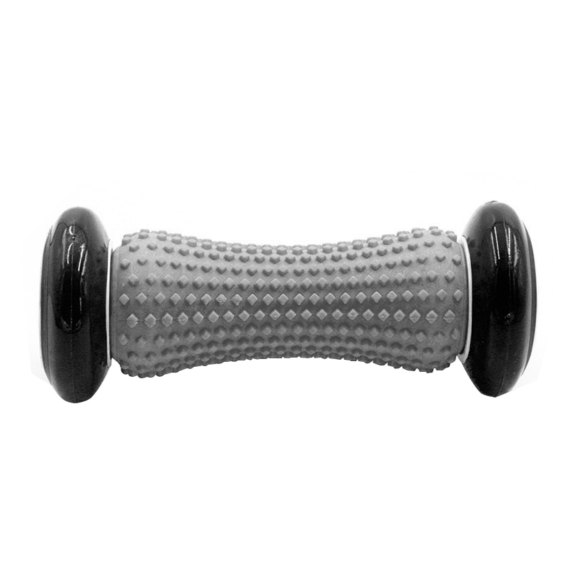 Yoga massager rulle træning colume rollor fitness dyb væv massage øvelse pilates bodybuilding fod foam roller fitness: Sort