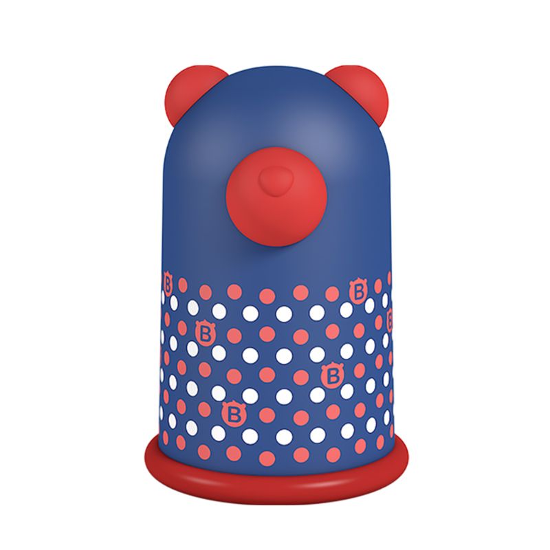 Baby Nagelverzorgingsset - 4-in-1 Manicureset - Roestvrij Staal & PP - Knipjes, Schaar, Pincet, Vijl: Blauw