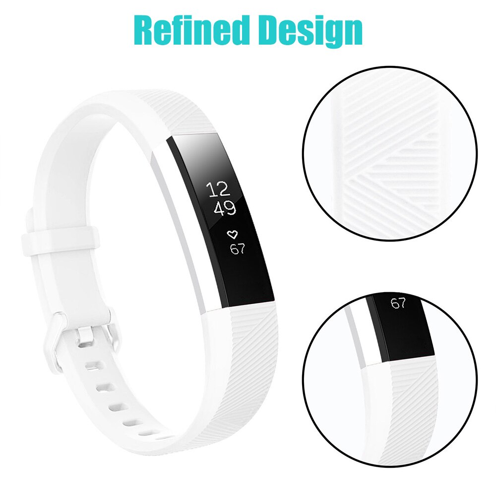 Baaletc For Fitbit Alta HR/Alta Silicone Watchband Replacement Wrist Band Silicon Strap Clasp Smart Wristband Watch For Fitbit