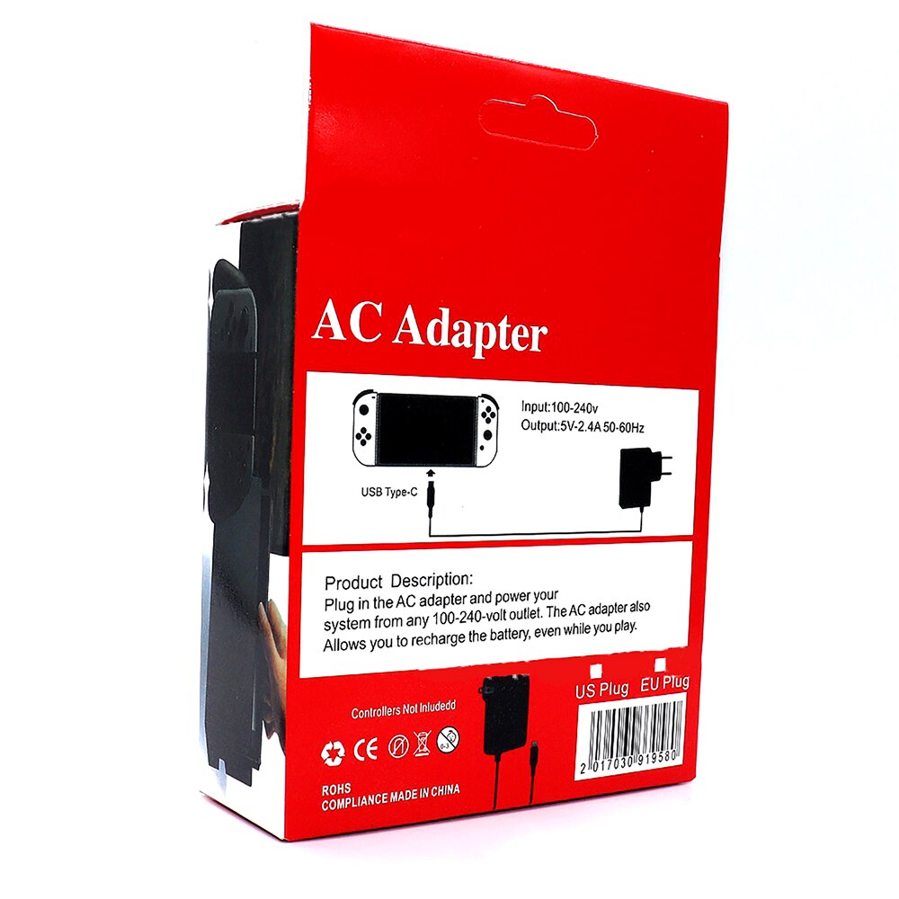Voor Nintend Schakelaar Ns Game Console Power Adapter Oplader Eu Plug/Us Plug Charger Adapter Voor Nx Handvat Controller