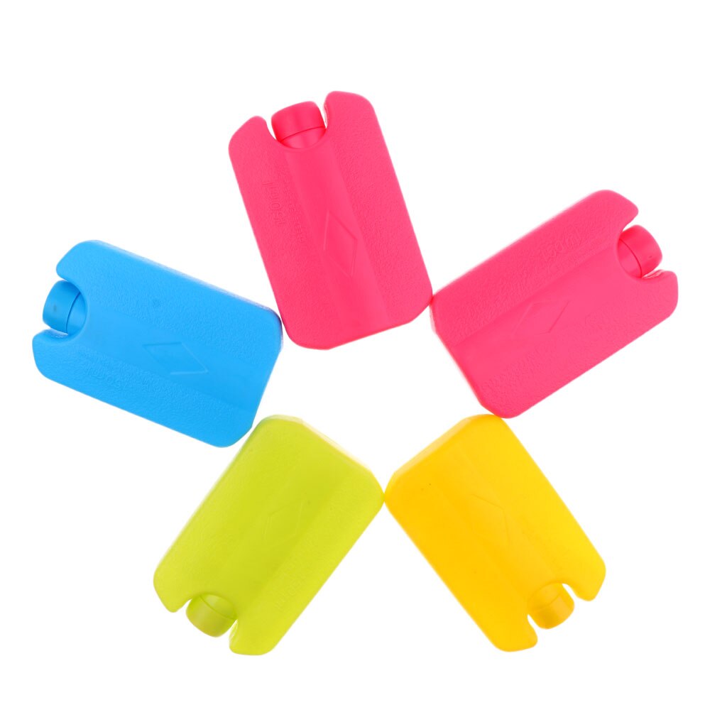 5 Pieces Ice Blocks Freezer Cool Pack Cooler Box for Camping Lunch For Traveling Camping Picnic