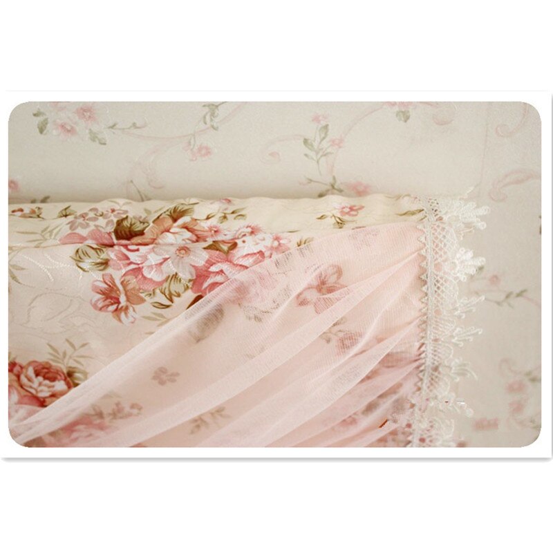 Indoor TV Dust Covers Dust Resistant Lace Style Television Cover Pink Multi-sizes TV Covers