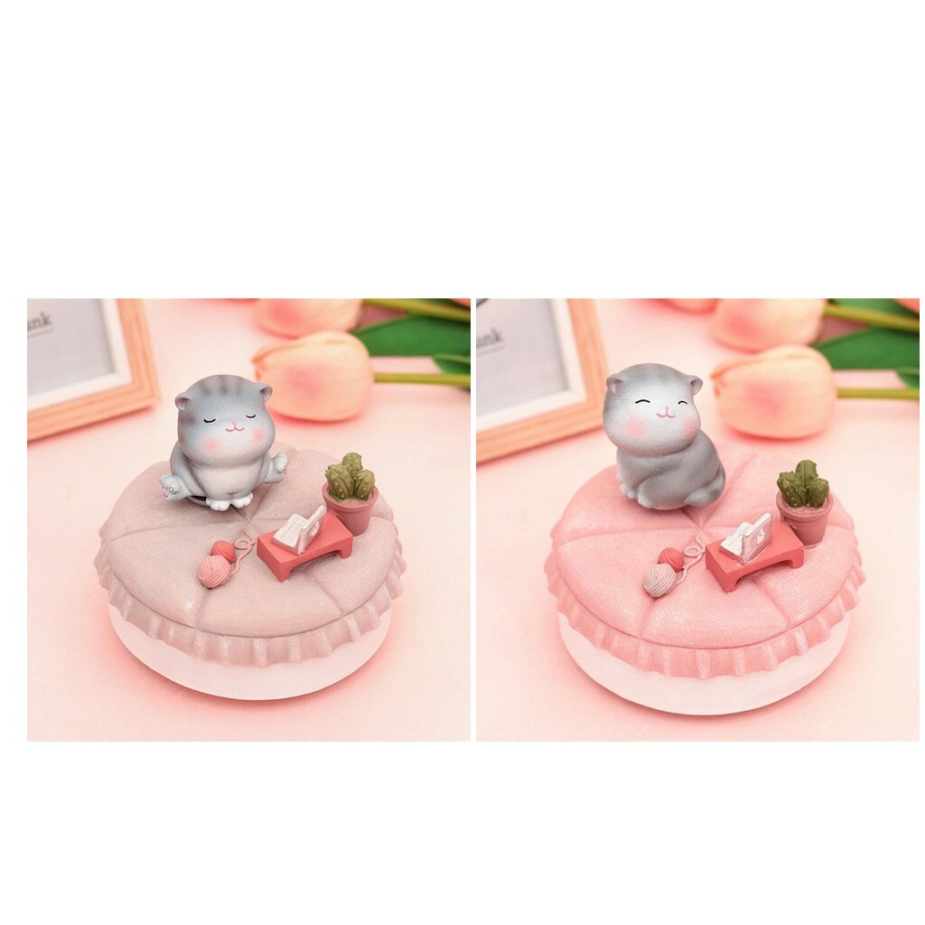 Grappige Roze Hars Kitten Musical Box 2 Soorten Kinderen Voor Jongens Meisjes