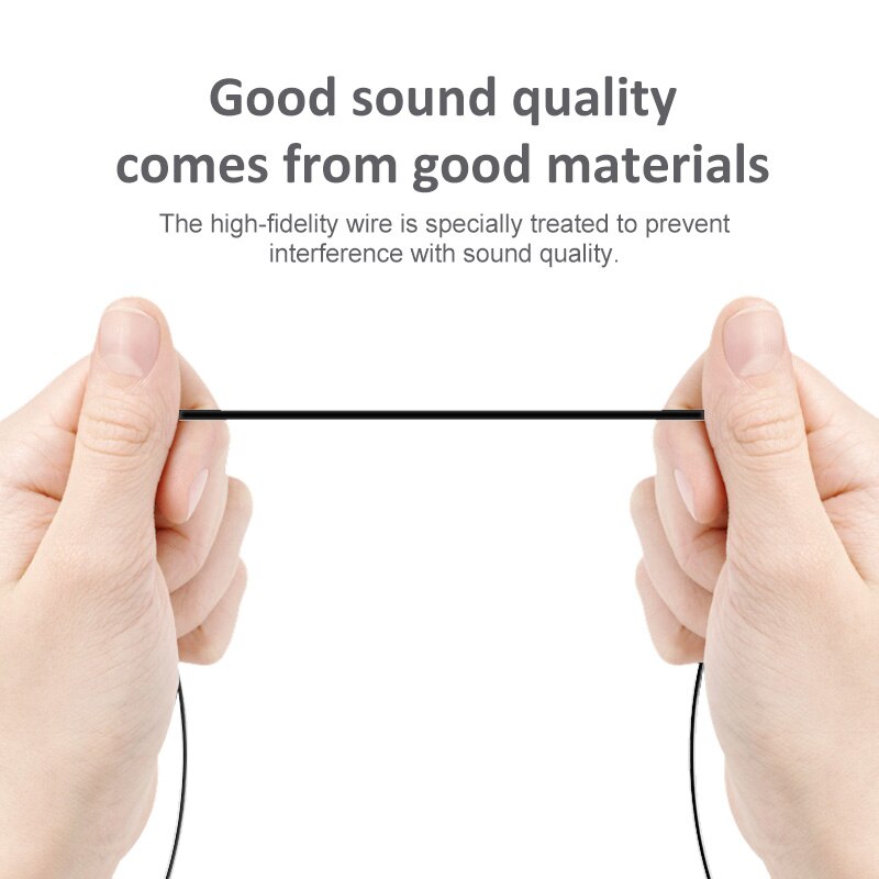 3.5mm stereoheadset hörlurar mikrofon för samsung galaxy  s10 s9 s8 plus  s7 s6 handsfree bas hörlurar