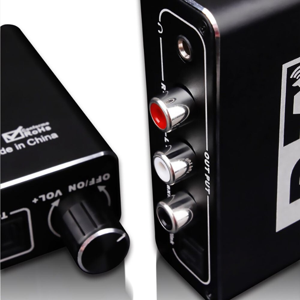 Hifi Dac Amp Digitale Audio Analoog Converter Rca 3.5Mm Hoofdtelefoon Versterker Toslink Optische Coaxiale Uitgang Draagbare Dac 24bit