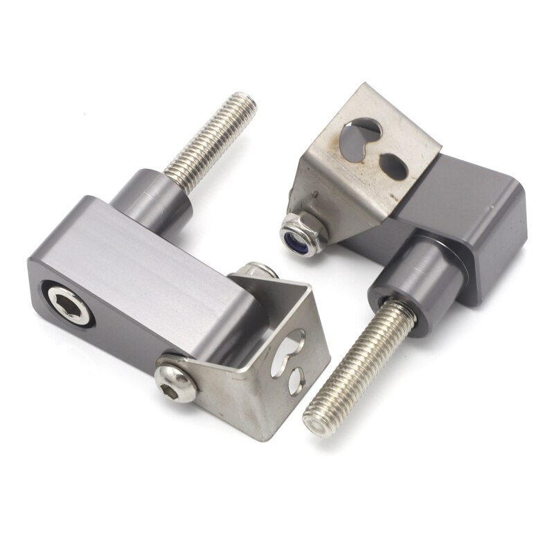 2x Extension Bar Bracket Spotlight Modification Accessories Off-Road Motorcycle Light External Fixed Lamp Holder Light Fixture: Titanium