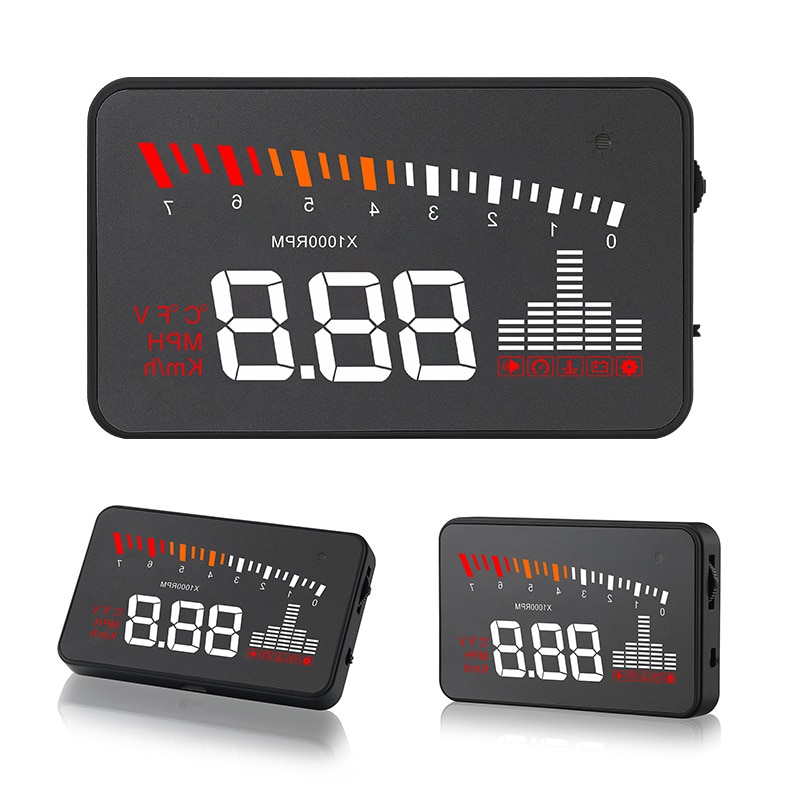 Heads-Up Display On Board Monitor OBD Car Universal HD Projector HUD head up display
