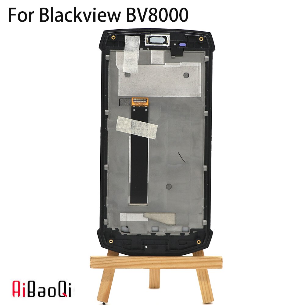 Original 5.0 Inch Touch Screen+1920x1080 LCD Display+Frame Assembly Replacement For Blackview BV8000/BV8000 Pro Android 7.0: LCD with Frame