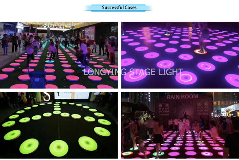 Scène musique Interactive ronde piste de danse LED lumière Disco discothèque DJ Bar fête décoration Piano jouant éclairage de danse