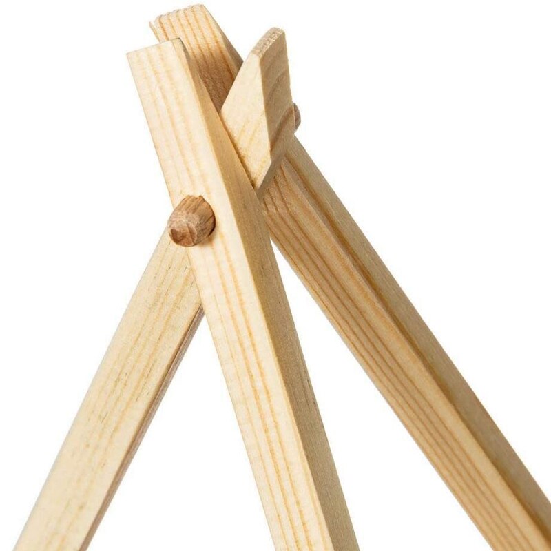 Solid Wood Display Easel, Mini Easel, Desktop Stand, Used for Canvas, Children'S School Crafts, Activity Logo Photos