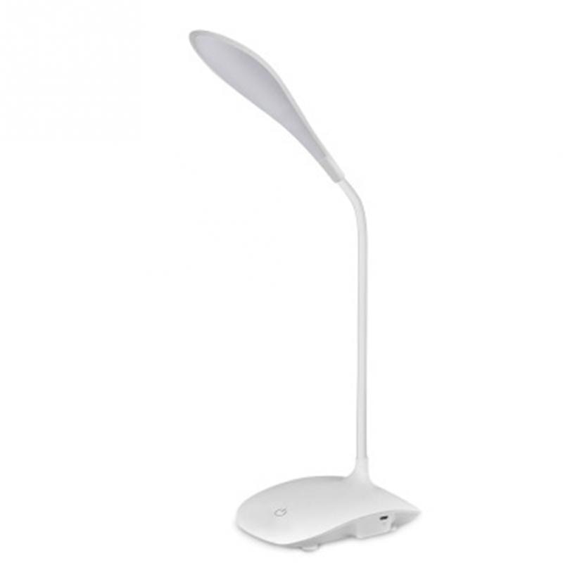 600LUX Brightness 360 degree Foldable USB Rechargeable Touc h Sensor Table LED Lamp 3 level Dimmable Reading Study Desk Light