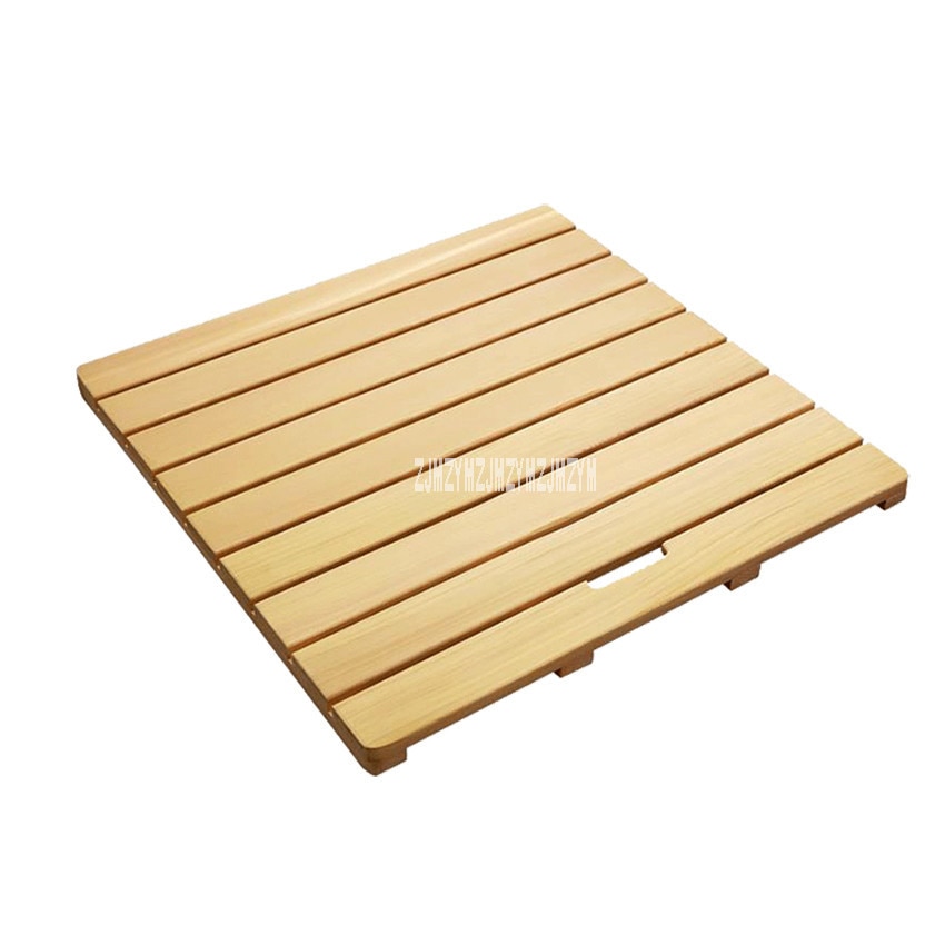 Alfombra de madera para baño, tapete para ducha resistente al moho antideslizante, 001