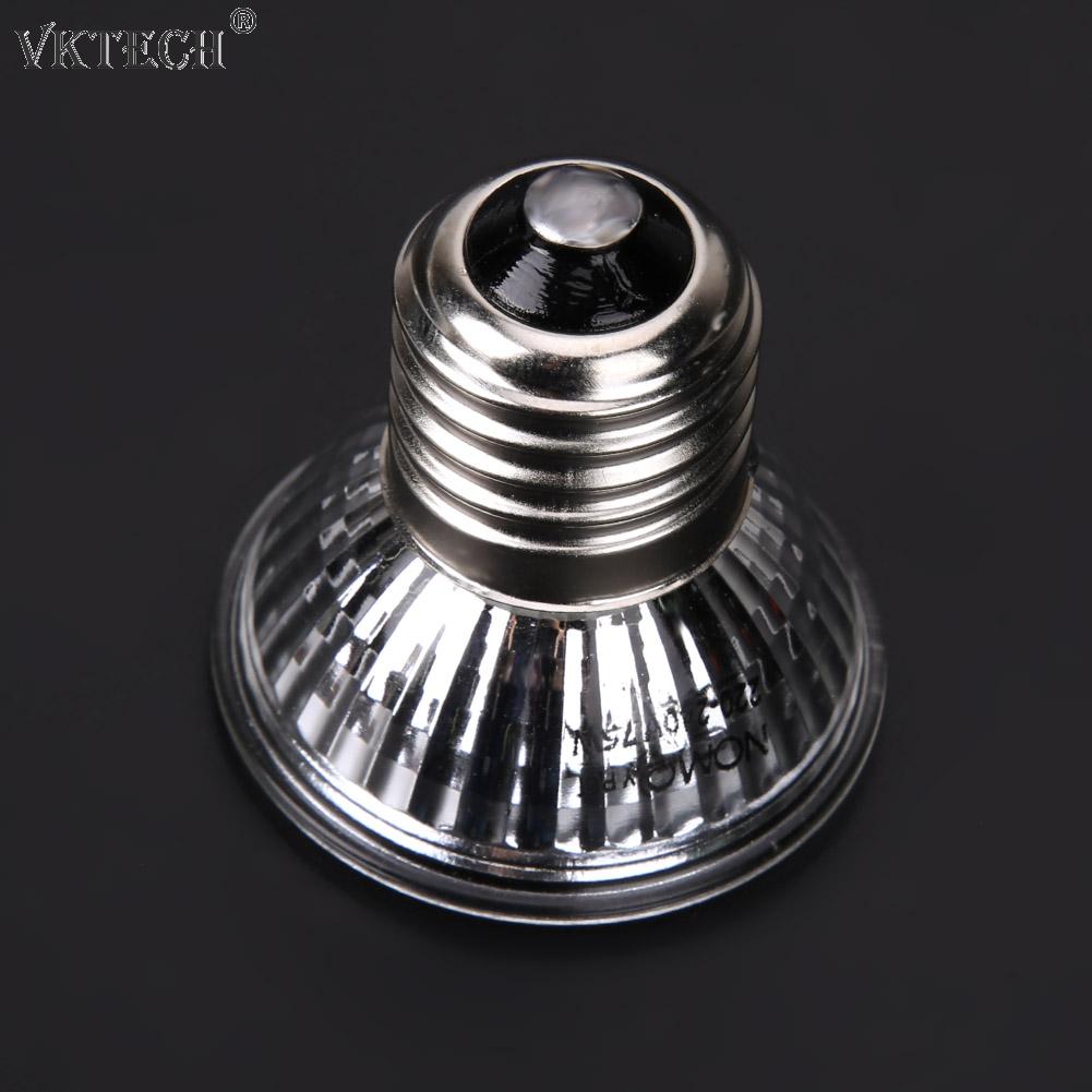 Reptile Tortoise UVA+UVB 3.0 Heating Lamp Full Spectrum Sunlamps Basking Heating Lights Pet Products 25/50/75W