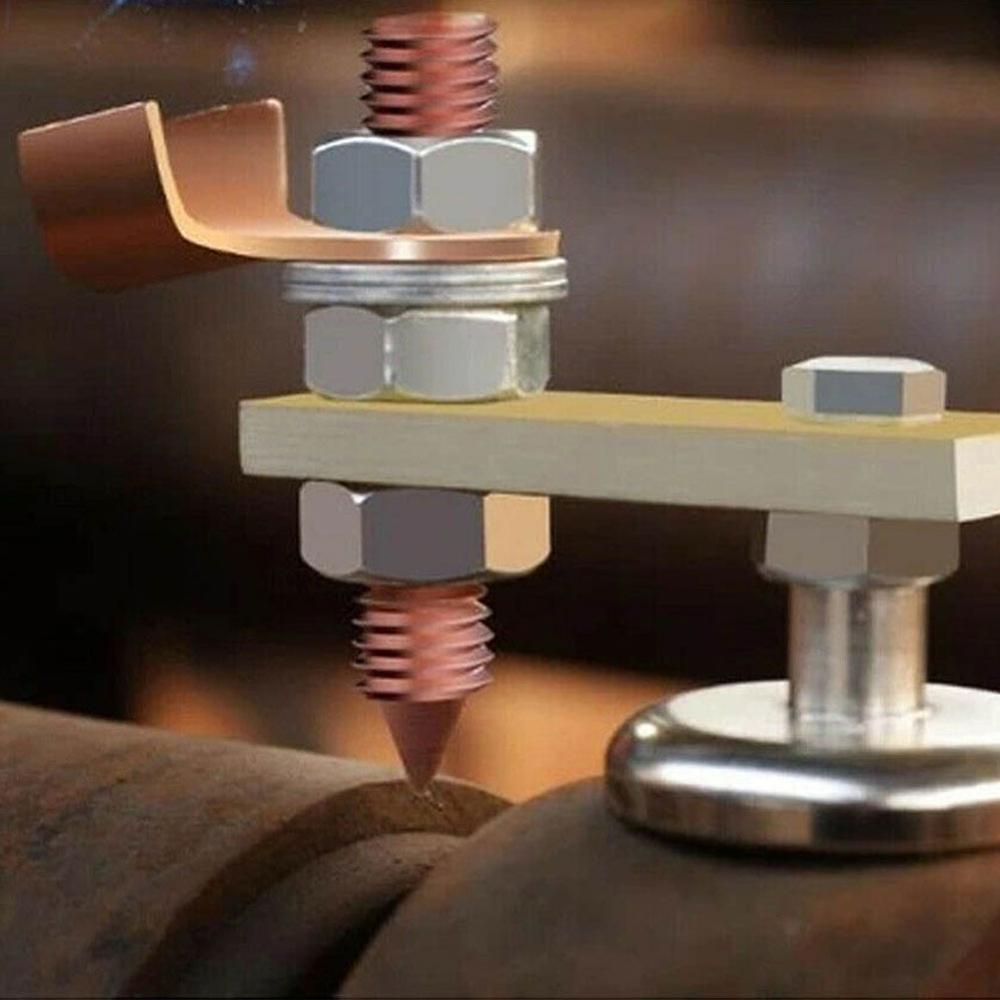 Strong Magnetic Welding Support Ground Clamp Welding Magnetic Head Safety Wire Holder With Copper Tail Welding Equipment