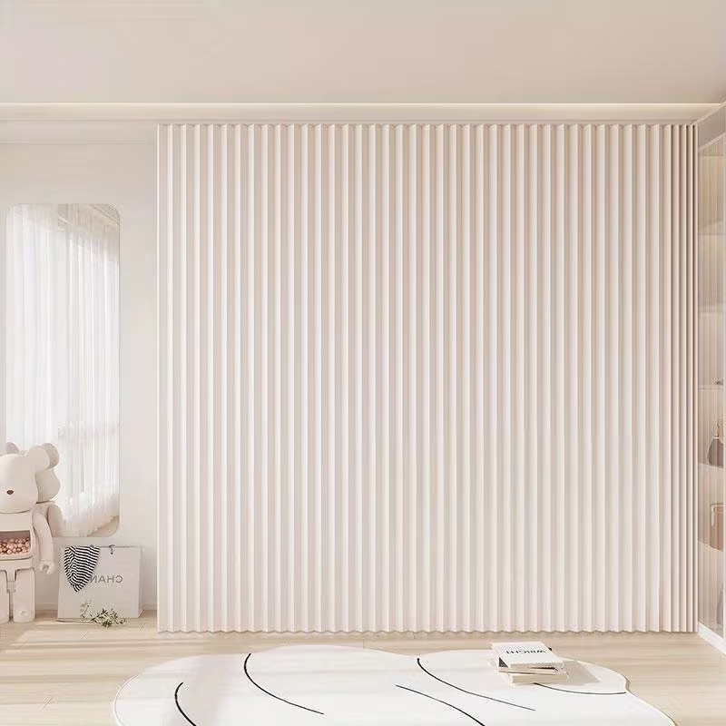 Super Thick Foldable Door Curtain with Hole-Free Invisible Storage Home Decor with Hanging Hooks Included
