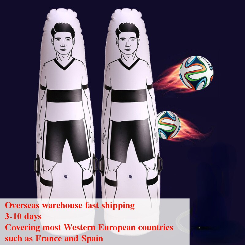 Dicker 1.75/2,05 m PVC Erwachsene Aufblasbare FußBall Ausbildung Ziel Wächter Solo FußBall Trainer Becher Luft Attrappe Werkzeug Aufblasbare heißer