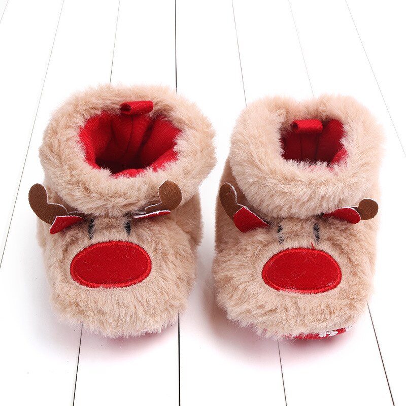 Bébé filles garçons bottes de neige semelle souple anti-dérapant berceau chaussures hiver confortable nœud papillon chaussons