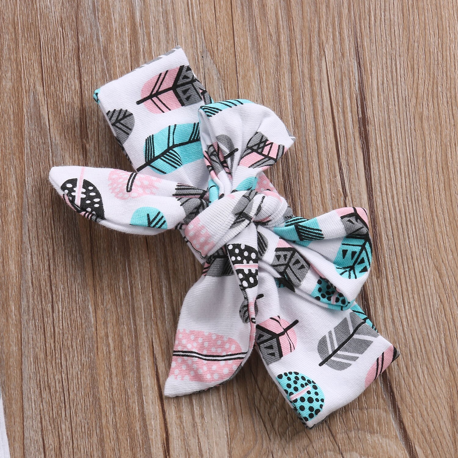 Baby Baby Jongens Meisjes Veer Romper Jumpsuit Hoofdband Outfit Playsuit