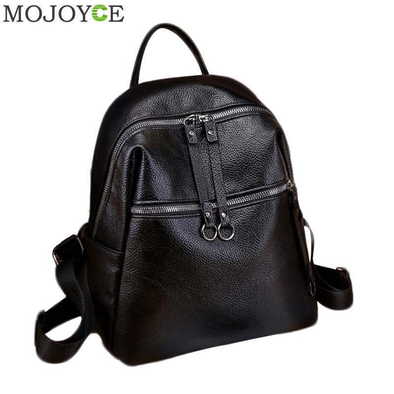 Women Backpacks Soft PU Leather Backpack Shoulder Daypack Female Rucksack Mochilas Mujer Casual School Bag for Girls