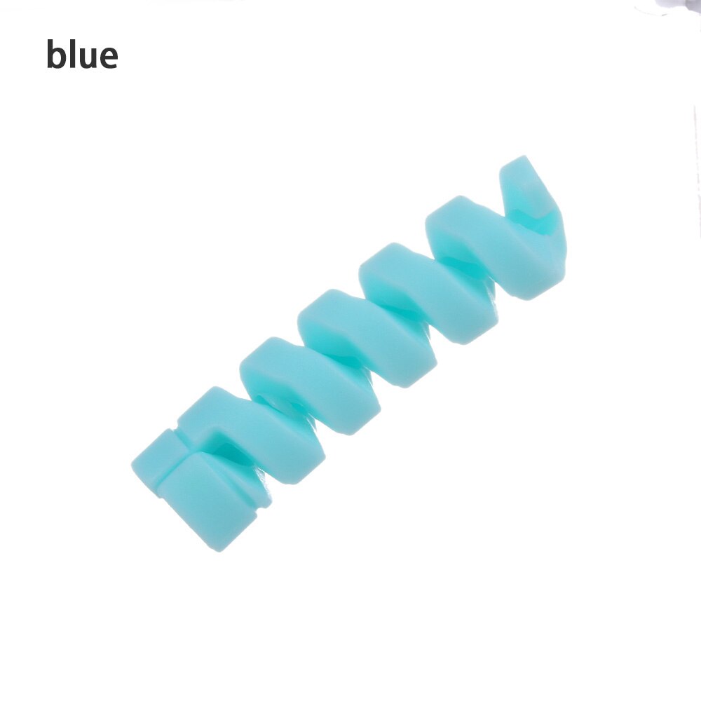 Beschermhoes voor oplaadkabel voor apple iphone 8 x lightning usb-oplaadkabel schattig: Blauw