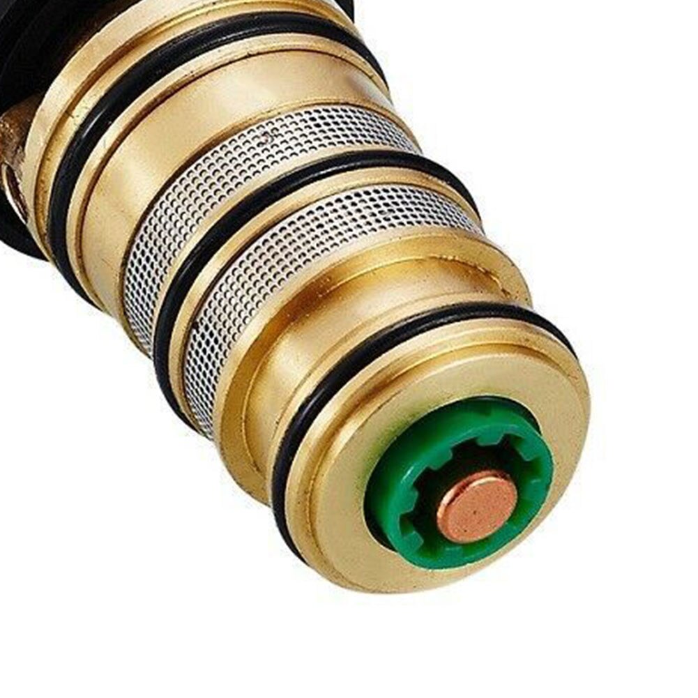 Messing Thermostatische Mengkraan Temperatuurregeling Keramische Klep Voor Zonneboiler Klep Onderdelen Keramische Cartridge Douche