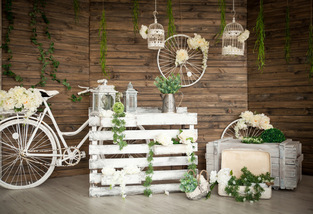 BEIPOTO Indoor photography backdrops Weeding party decora photo background studio props photo booth wood house bridal shower
