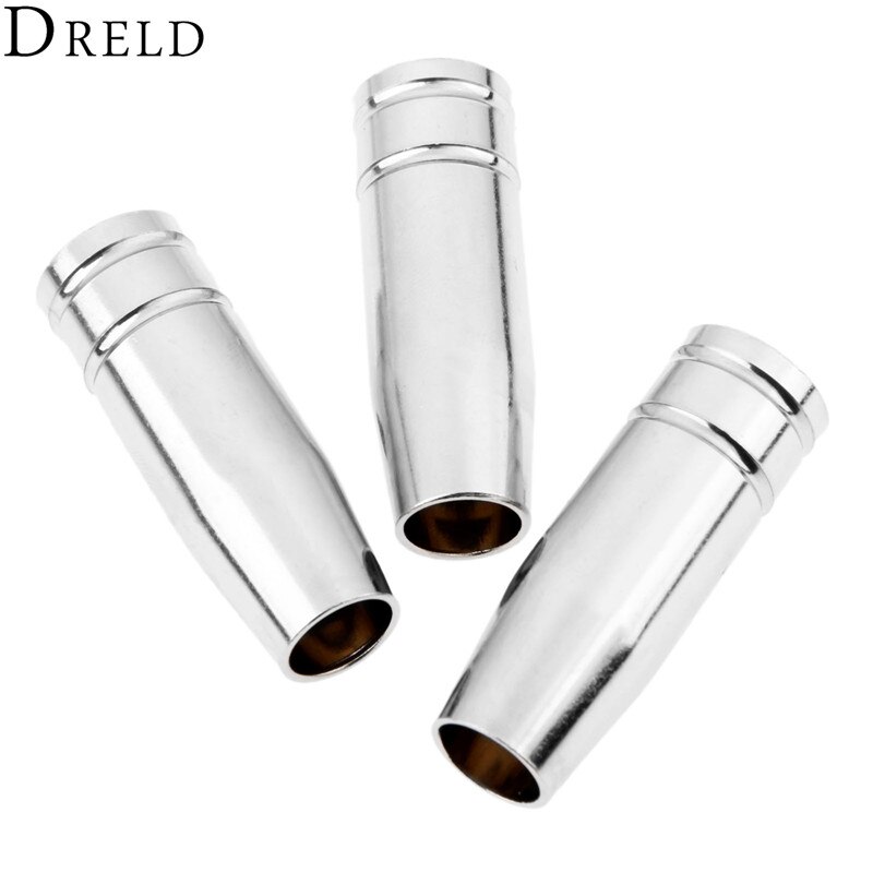 DRELD 3pcs MIG Welding Torch Conical Gas Nozzles Parts for MW 100 130 130A 135 MW 145 Welding & Soldering Supplies